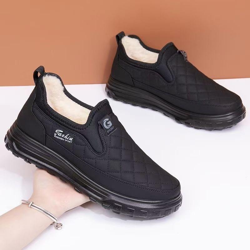Winter Cloth Shoes Cotton Shoes Men's Shoes Velvet Thickened Wool Casual Shoes Warm Non-slip Cotton Boots