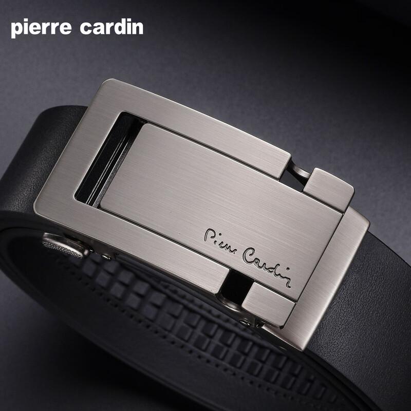 

Pierre Cardin Men s Automatic Buckle Genuine Leather Belt 120cm