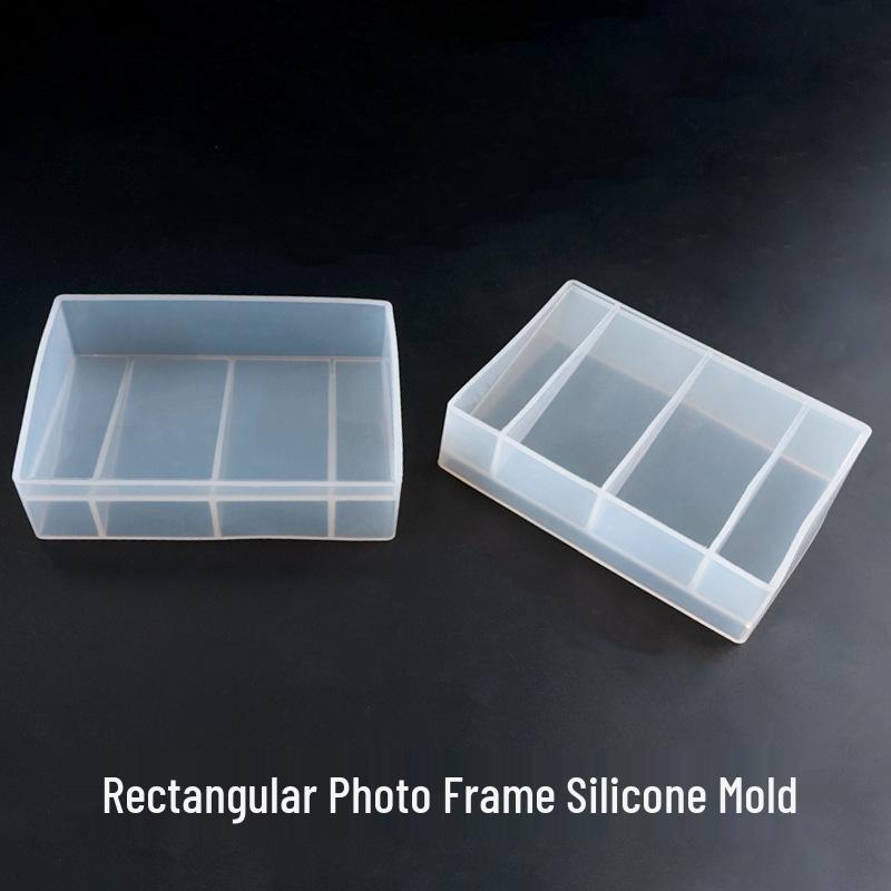 DIY Crystal Epoxy Ornament Display & Photo Frame Silicone Mold