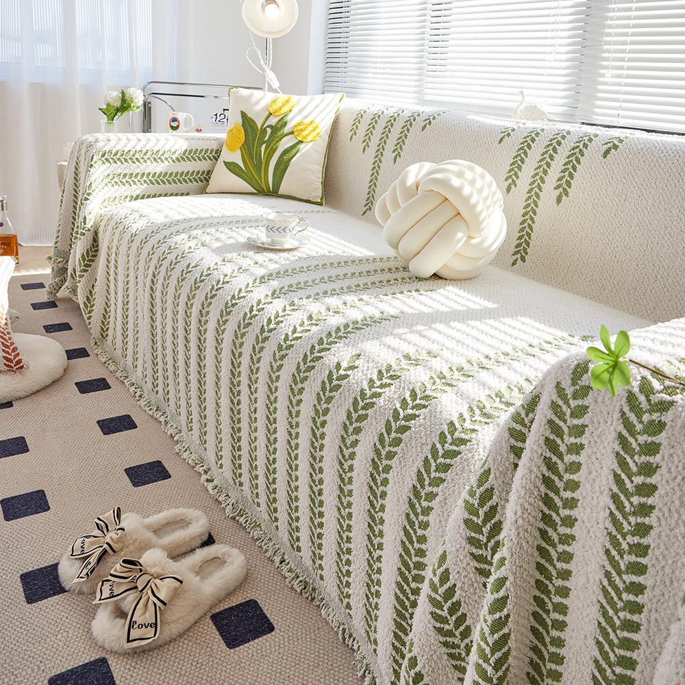 Чехол для дивана из полубархата в скандинавском стиле на все времена года — фото 6