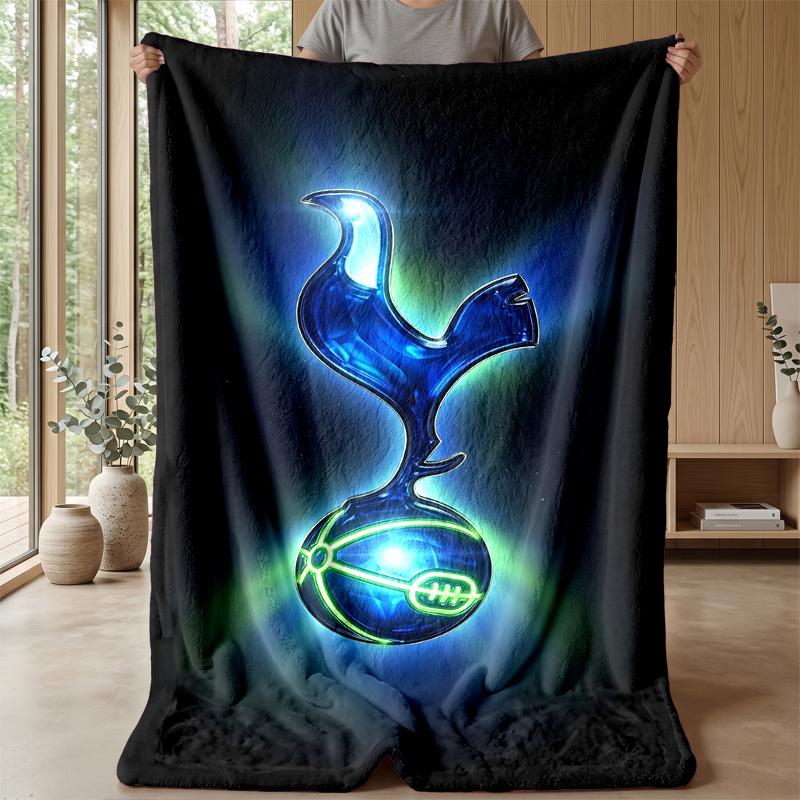 Tottenham Hotspur Theme Blanket Soft Flannel Fleece Blanket Warm Lightweight Throw Blanket for Home Sofa Bed