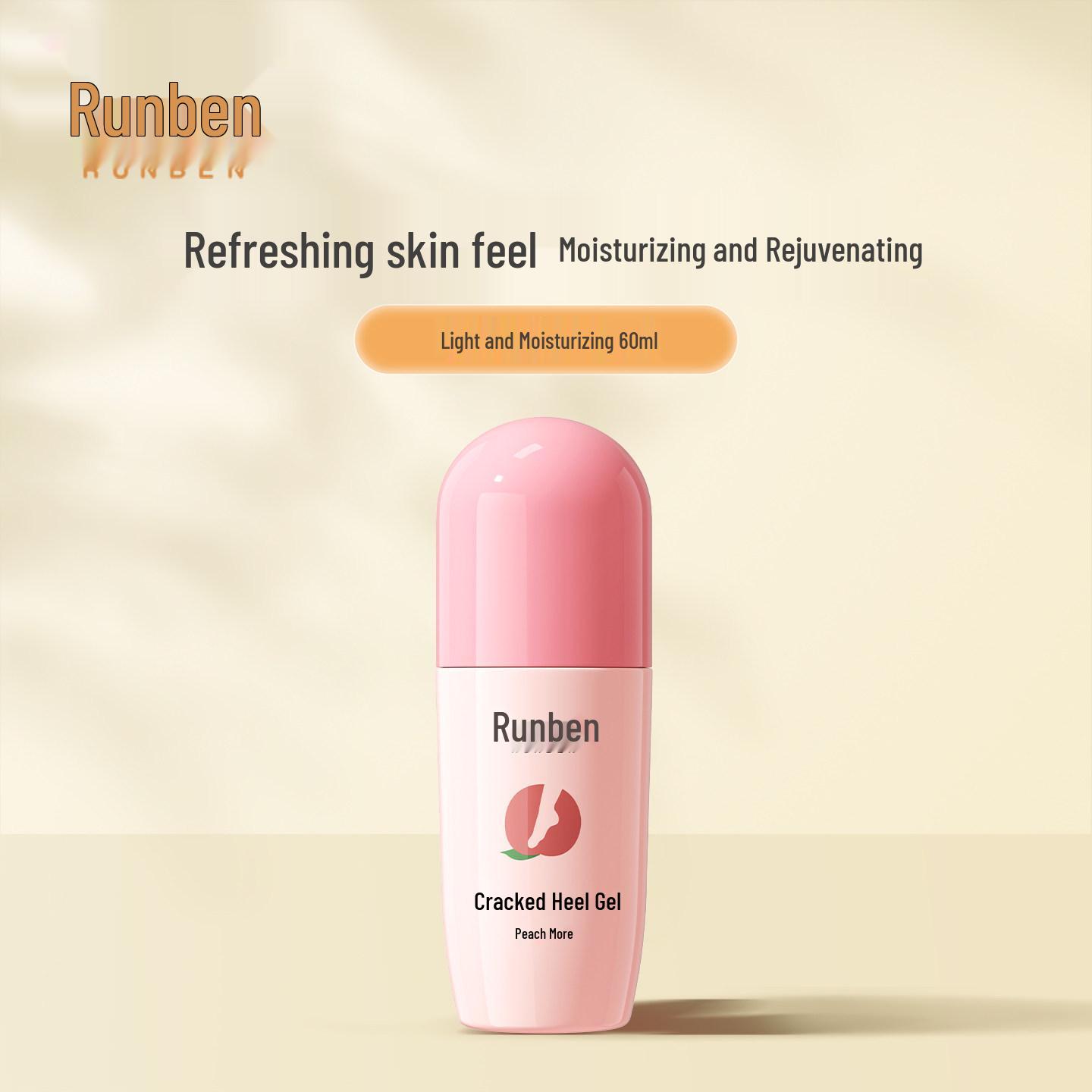 Runben Moisturizing Hand & Foot Cream for Cracked Skin and Heel Dryness