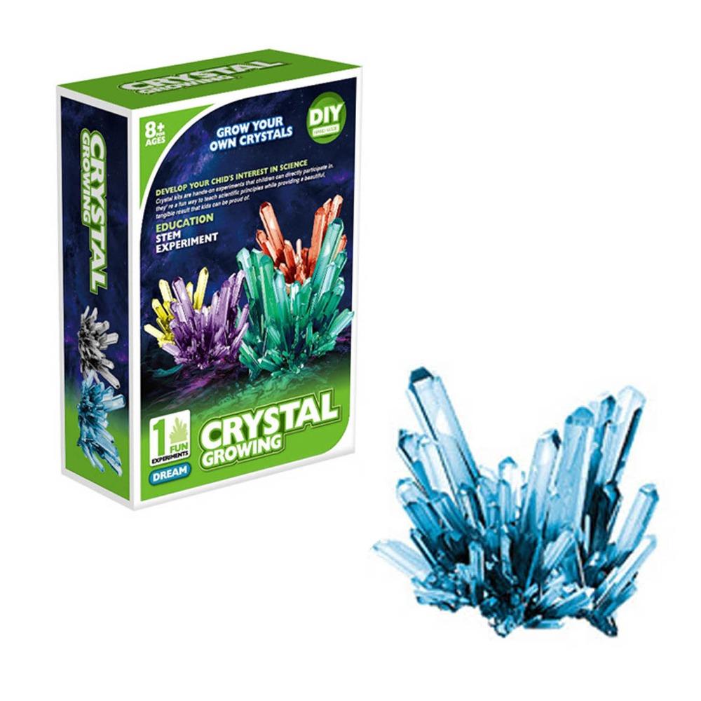 

Easy To Grow Science Experiments Toy Colored Crystals Crystal Making Kit Girls синій