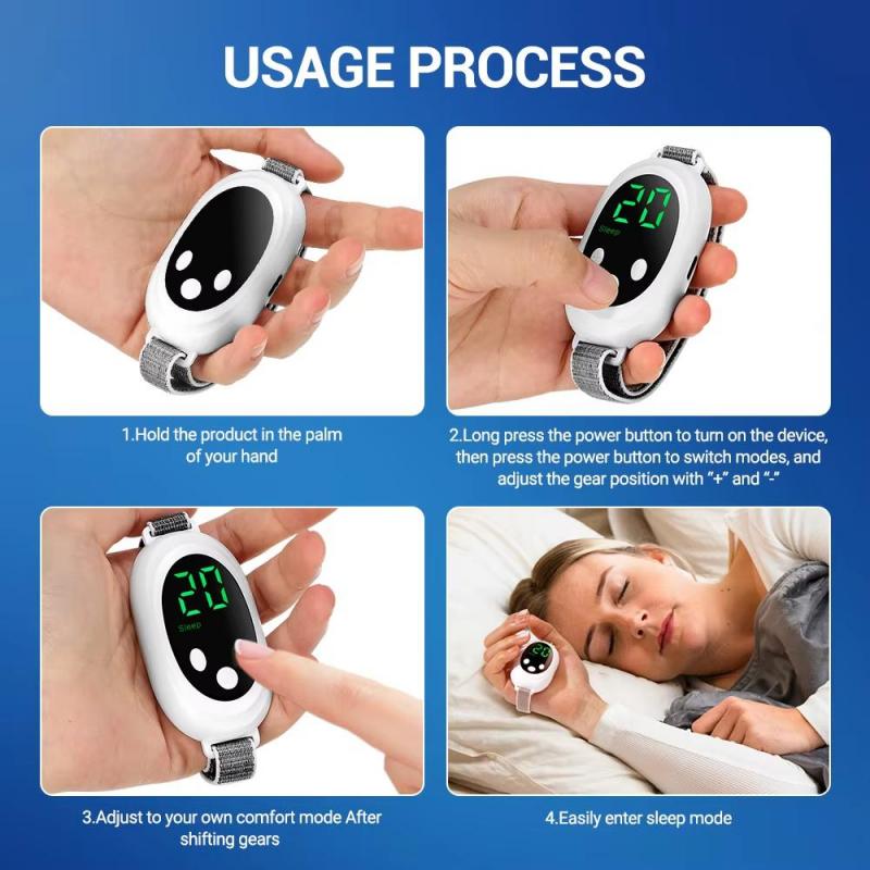 New Microcurrent Sleep Aid Device EMS Sleep Aid Machine Sleep Instrument for Insomnia Stress Anxiety Relief Palm Pulse Massager580 Purchases