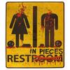 Halloween Toilet Decal Door Horror Stickers Create a Haunted House and Performances Prop with Quality Materials