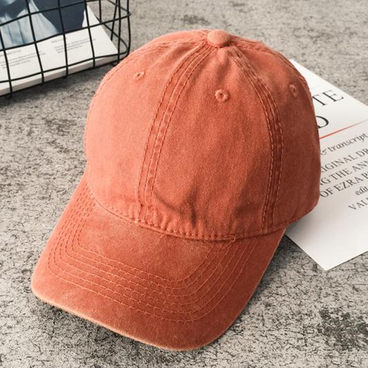 

Женская и мужская хлопковая однотонная бейсболка, модная шляпа Snapback, женская уличная простая мытая винтажная кепка с козырьком, повседневная кепка, шляпа для женщин и мужчин 55-59cm оранжевый
