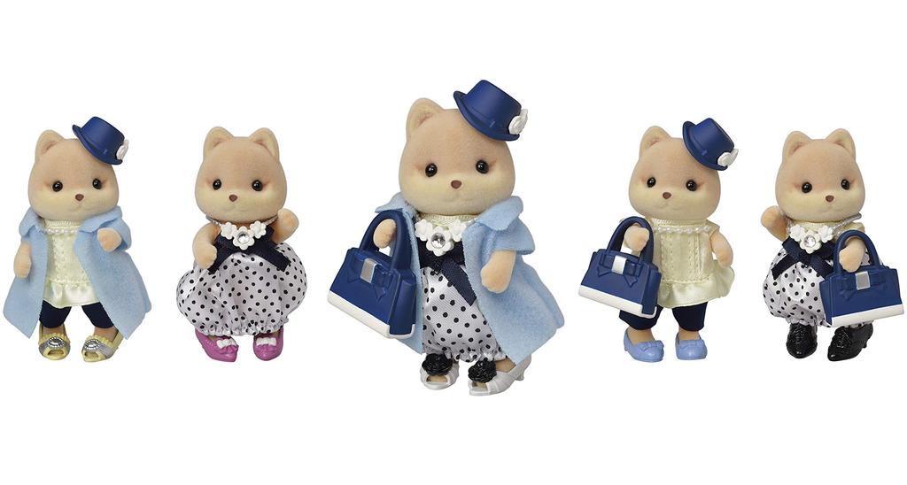 Sylvanian Families Stadt Mode Koordinations Set Stilvolle Schuhkollektion ST Mark Zertifiziert Alter Spielzeug Puppenhaus Sylvanian Families Epoche [Stadt - -]
