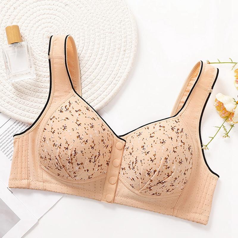 Damen Große Größe Frontverschluss BH Breiter Träger Weste Stil BH