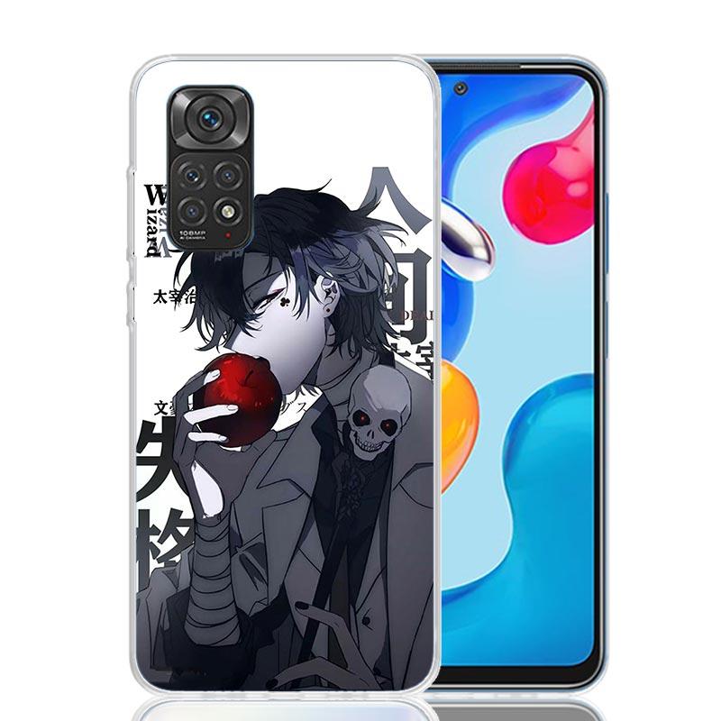 Bungo Stray Dogs Dazai Phone Case For Xiaomi Redmi Note 15 14 13 12S 12 Pro Plus 11S 11E 11 11T 10S 10 Art Soft Pattern Cover Re