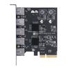 USB 3.2 Gen 2 Expansion Card 5 Port TYPE A PCI Express Card for ASM3142 10Gbps Plug and Play for Desktop PC