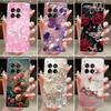 Etui na telefon dla OnePlus 12 12R Etui Modne Motyl Kwiat Przezroczyste Miękkie Silikonowe TPU Etui Dla One Plus 12 OnePlus12R 5G Pokrowiec