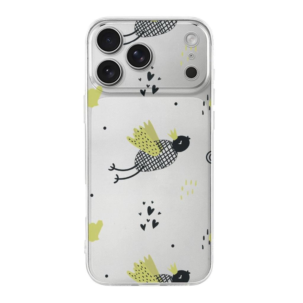 1 Pack For Iphone 17/17Air/17Pro/17ProMax Ultra Thin TPU Protective Case With Clear Soft Body, Corner Shock Protection And Lens Lift