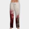Men's Halloween Print Drawstring Pants Casual Pajama Pants