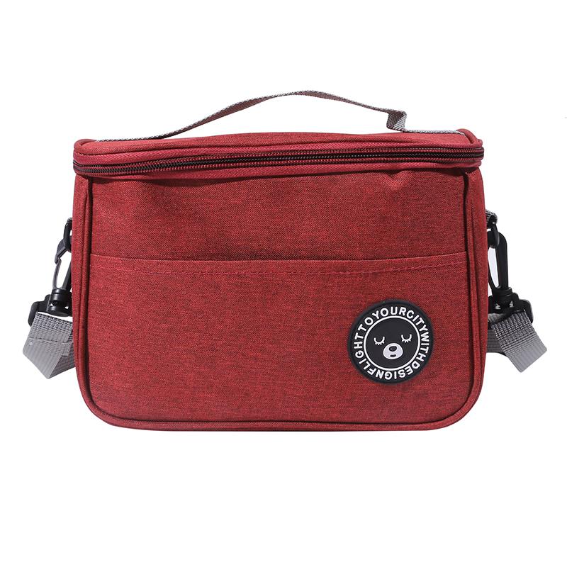 

Insulated Lunch Box Men Women Travel Portable Camping Picnic Bag Cold Food Cooler Thermal Bag Kids Insulated Case With Strap 1 вино красного