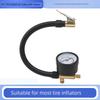 Car Air Pump with Pressure Gauge, Portable Car Tire Inflator, Adapter, Bicycle Tire Pressure Gauge