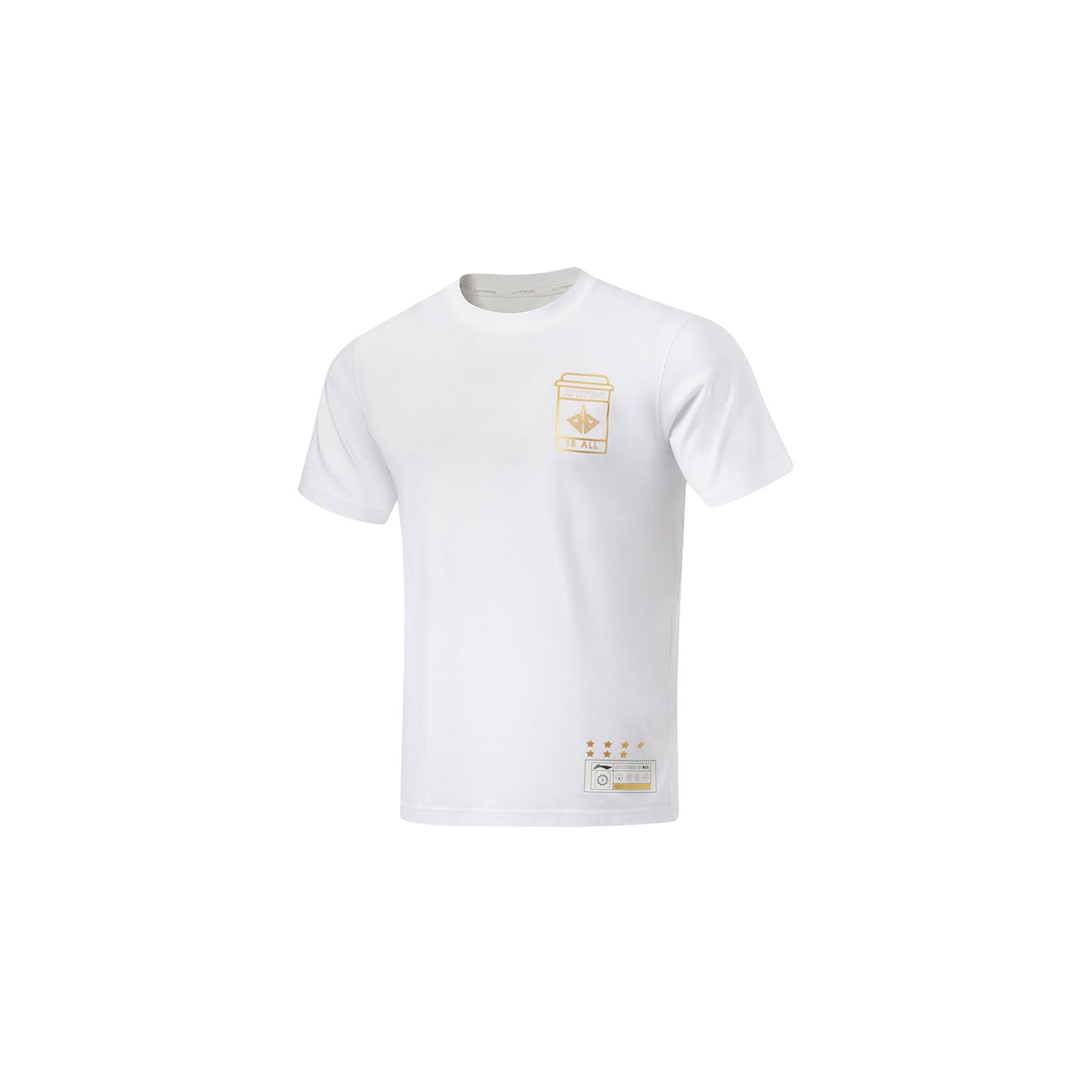 Li-Ning Jimmy Butler Pro Basketball Short Sleeve T-shirt White Men s ATST091-6 XXL