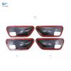 For BMW 3 4 Series F30 F32 2013 2014 2015 2016 2017 2018 Carbon Fiber Texture / Sliver Car Interior Door Handle Bowl Cover Trim
