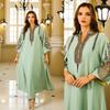 Rochie Abaya cu pete: Rochie lungă de seară brodată pentru femei – Stil Dubai, Turcia, Orientul Mijlociu