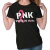 Breast Cancer Awareness Ribbon Spread Hope Womens Top Junior Graphic Tee