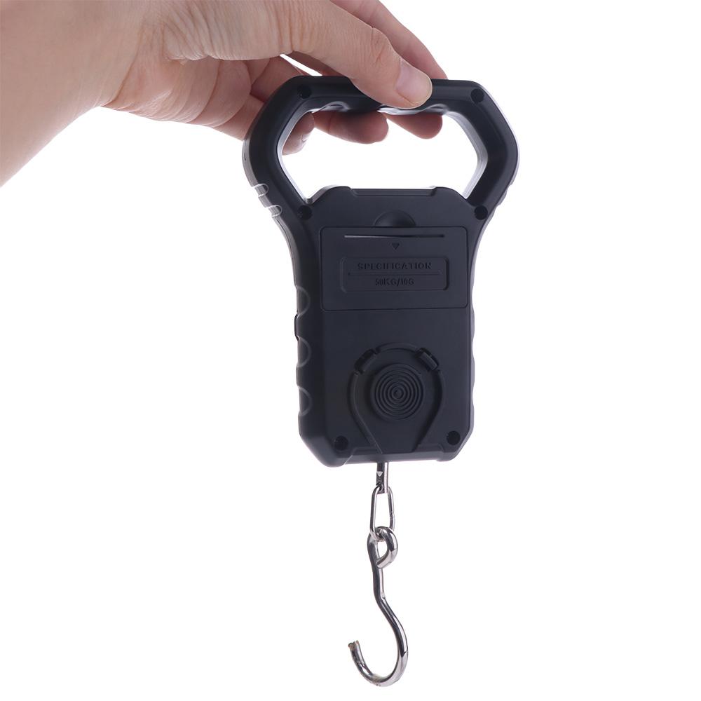 Handheld Luggage Weighting Scales 50kg Digital Fish Scale Electronic Hanging Scales Travel