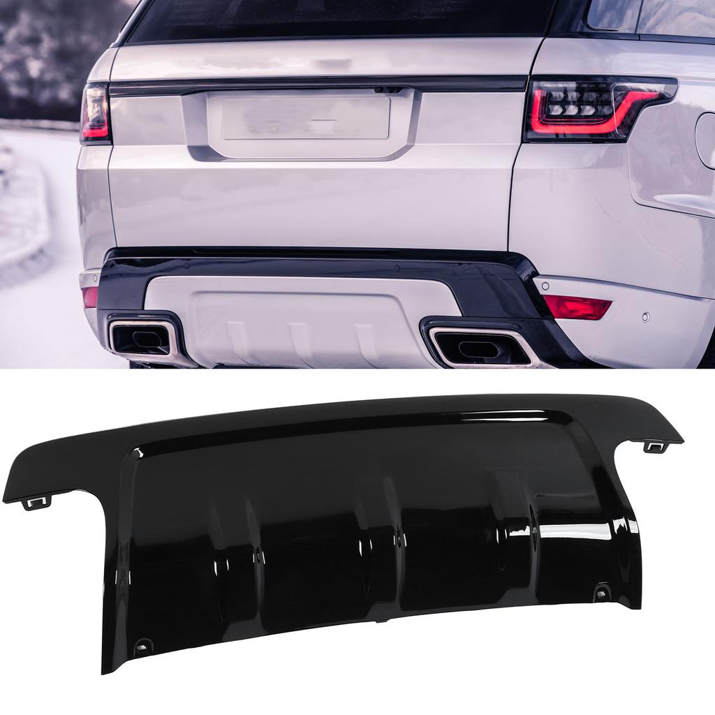 Rear Bumper Tow Hook Cover LR105079 Rear Bumper Towing Eye Cap for Sport L494 Facelift 2018‑2022 Glossy Black