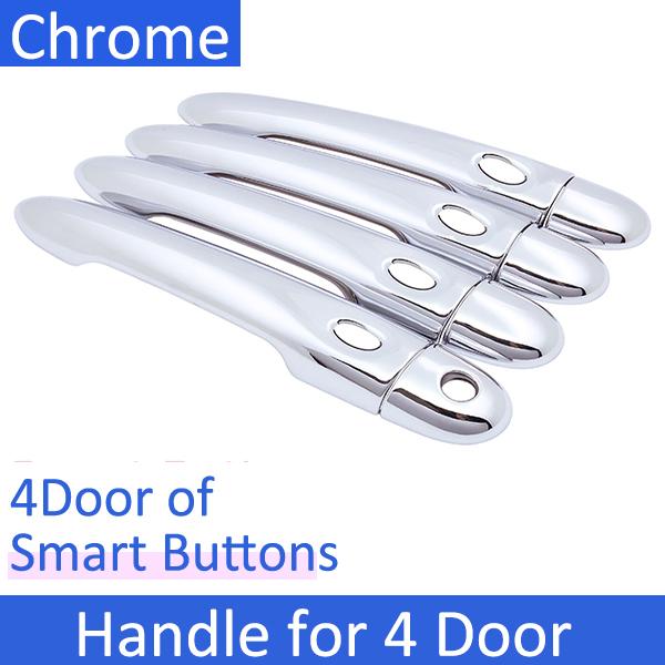 BGY1 for Renault Megane 3 MK3 Scala 2011 2008~2016 Gt Line Chrome Door Handle Accessories Cover Car Rustproof Stickers Trim Styling