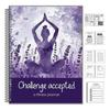 Challenge Accepted Fitness Planner 90 Day Exercise And Food Journal with Progress Checks Bedtime Reflection Habit Tracker Meal Workout Log
