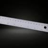 Elegant 12Inch Metal Ruler with Cork Backing Smooth Finishes for Accurate Measurements In School and Office