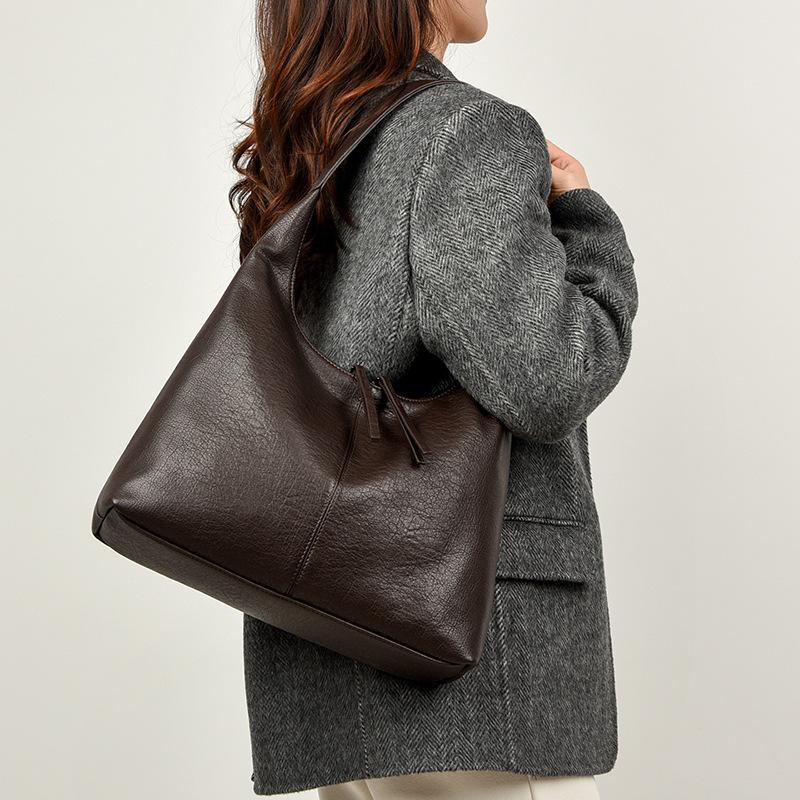 Niche casual women's bags, light luxury tote bags, large-capacity women's bags, crossbody women's armpit bags, shoulder bags.