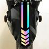 Motorcycle Fender Stickers Reflective Arrow Stripe Scooter Motorbike Fender Decal Mudguard Sticker Universal Waterproof Oilproof