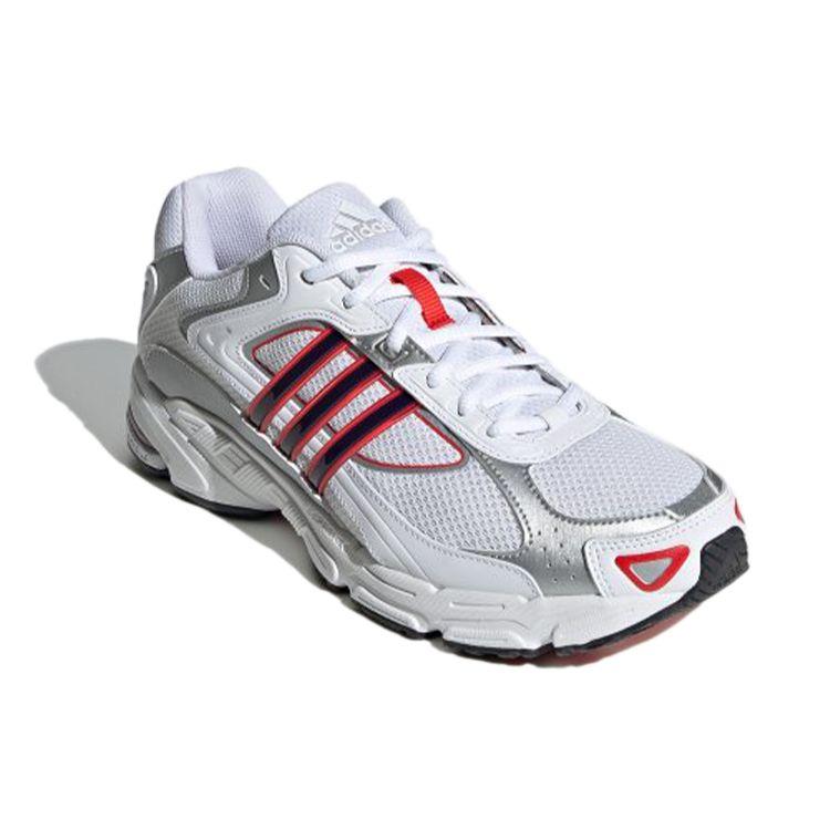 Adidas Originals Retro Casual Breathable Fabric Low-Top Marathon Running Shoes Unisex Sneaker White Red GX2506