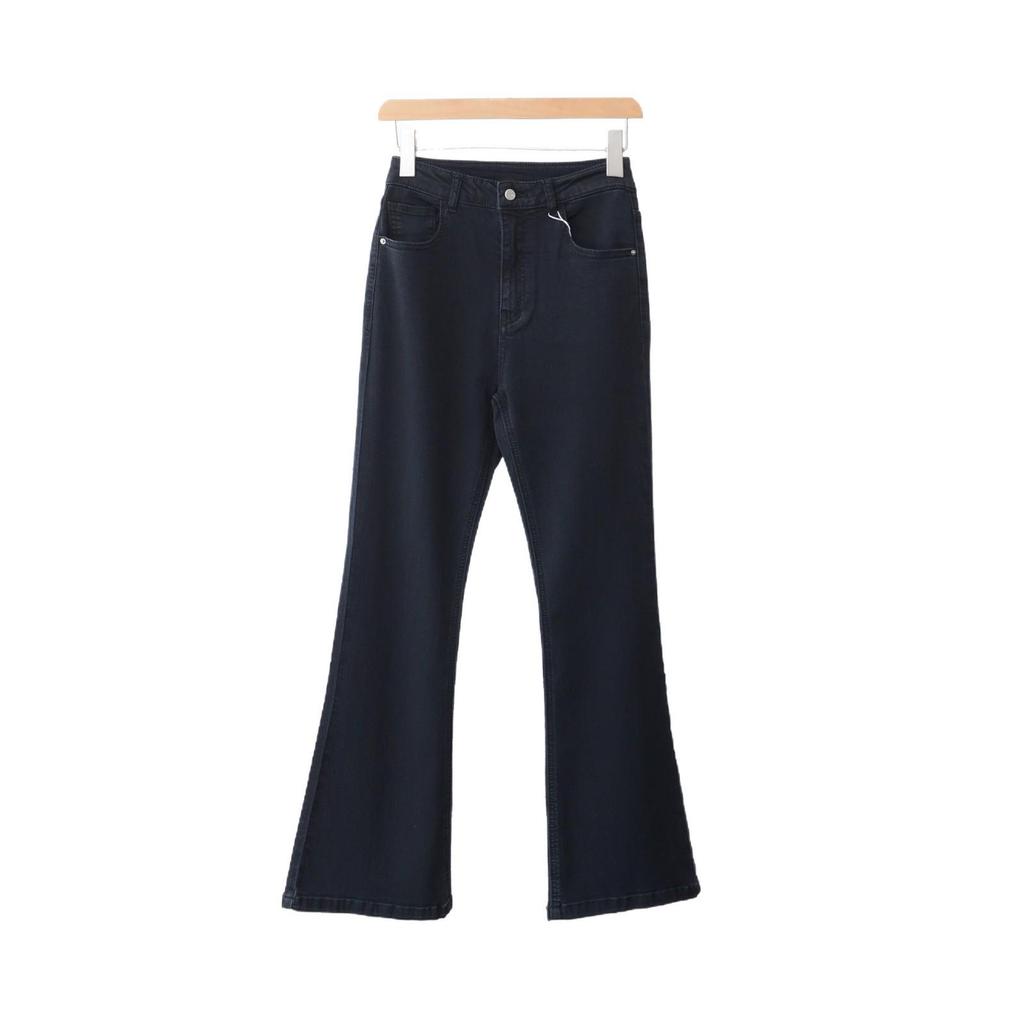 2025 Spring/Autumn Women's Retro Flare Black Jeans