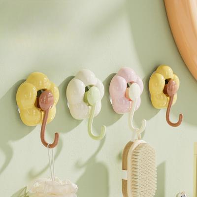Sunflower Flowers, Suction Cup Hook, No Punching, No Trace Hook, Vacuum Suction Cup, Kitchen and Living Room Decoration, Bathroom Strong Adhesive Hook