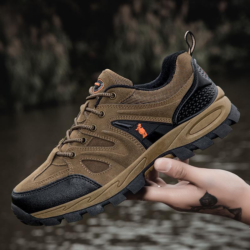 2025 New Paul Hiking Shoes Men's Outdoor Waterproof Hiking Hiking Off-road Charging Sports Camping Shoes Men