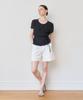 BIBYSEOB See-Through Wrap Half Blouse Black [T52]
