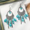 BLINGBAY 2023 Women's Earrings Retro Accessories Fashion Jewelry Accessories Ethnic Turquoise Earrings Bohemian Jewelry Gifts