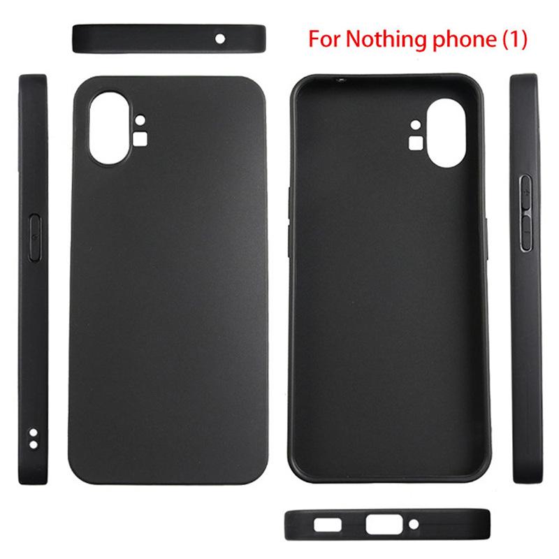 Nothing Phone 2 Silicone Soft Case: Pudding Design Painted Leather