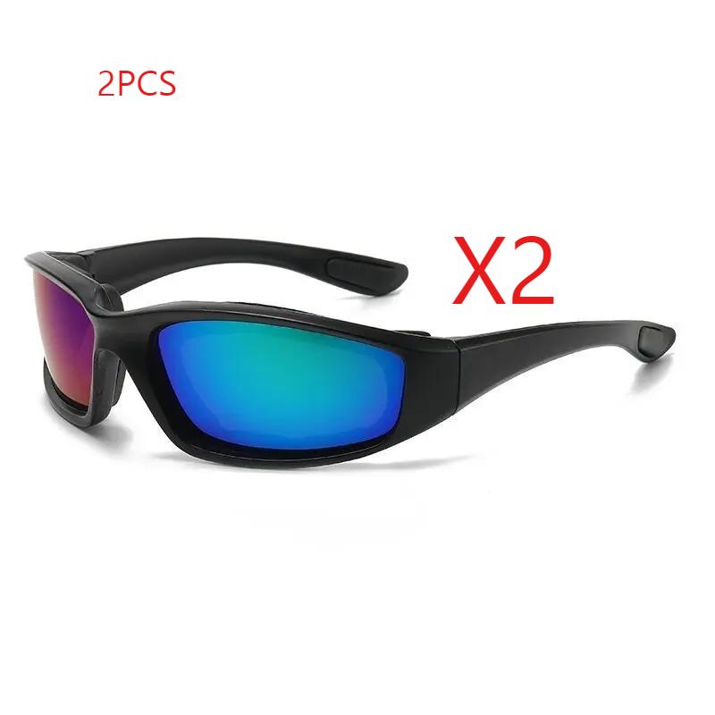 

Sports Riding Goggles - Windproof & Anti-Fog UV400 Protection for Bicycle Motorcycle Cycling, Lens with Foam Padding