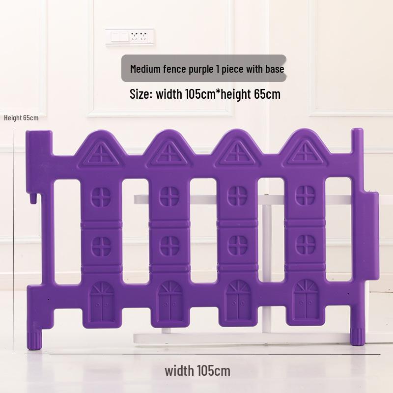 Multi-Angle Plastic Playpen: Infant Safety Barrier for Kindergarten.
