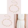 Metal Elegant Ladies Waist Chain With Carved Design For Summer Fashion Accessory