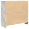 Sideboard Concrete Grey 80 x 35 x 76 cm Wood Based Material