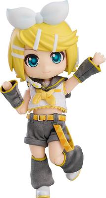 Nendoroid Doll Character Vocal Series 02 Kagamine Rin and Plastic Painted Movable Figure Resale Non-scale Fabric, Magnet,