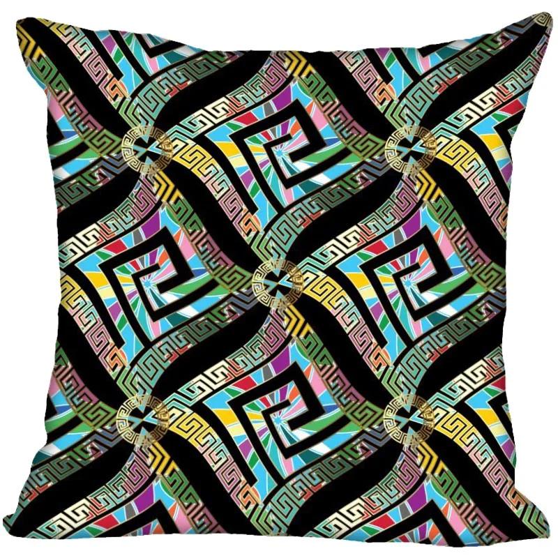 Invisible Zipper Throw Pillowcase Famous Art Floral Home Decor Satin