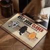 Cartoon Cute Cat Floor Mat for Bedroom, Kitchen, Porch, Entrance, Indoor and Outdoor Welcome Mat, Home Decoration