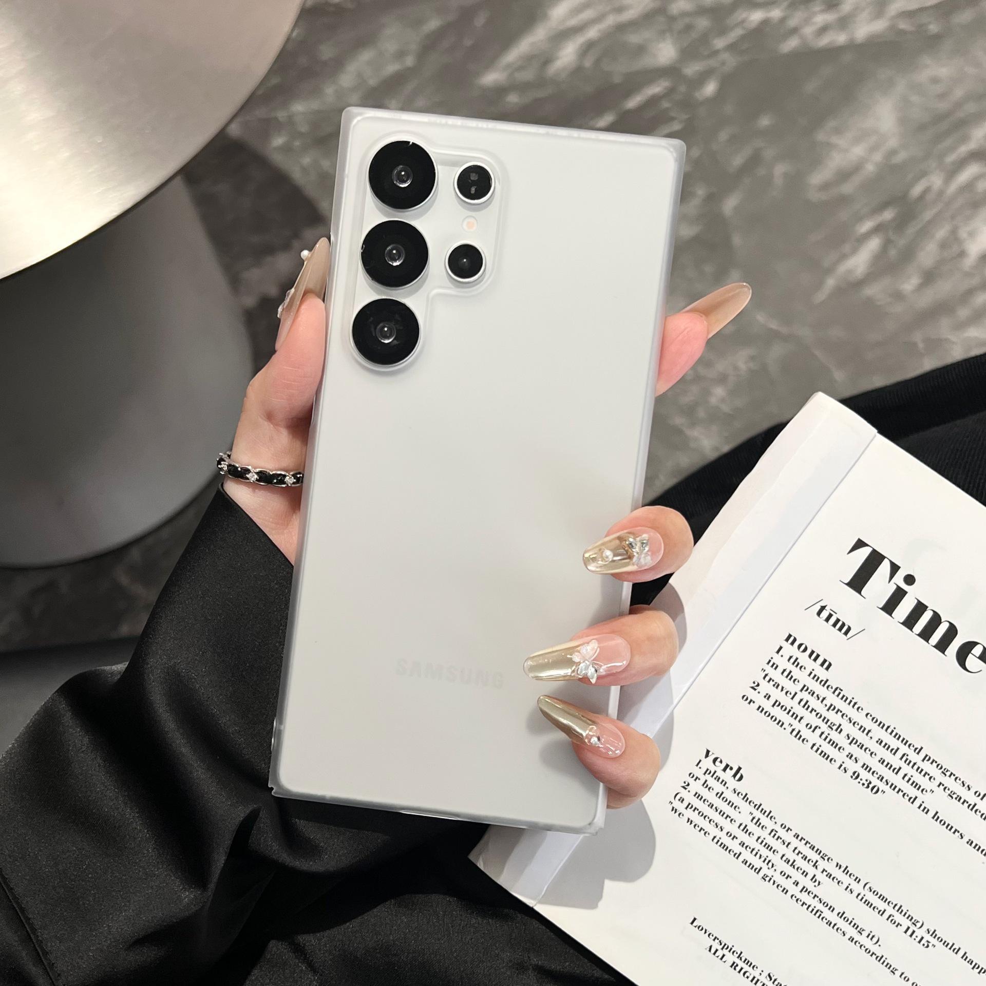 

Compatible Samsung S26 Ultra-Thin Magnetic Case: Frosted Ice Mist, Full Coverage, Anti-Drop Protection for S24 Plus Samsung S22 Plus