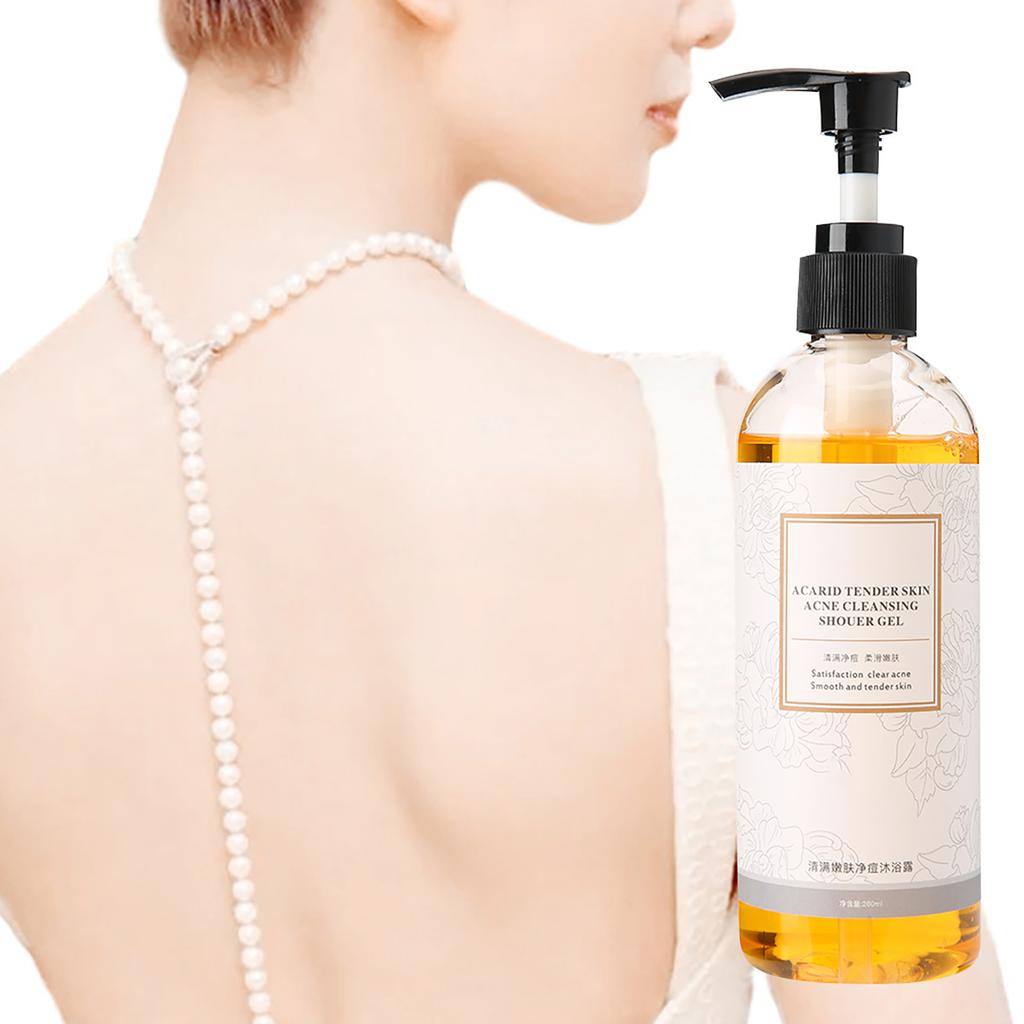 Exfoliate Shower Gel Anti Mite Amino Acid Moisturizing Body Wash Unisex Body Care 260ml