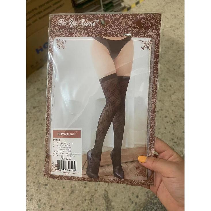 

Diamond-patterned long socks JK Black jacquard high-tube stockings, Japanese-style thin women s trendy thigh-high socks with jacquard pattern Average Size чёрный