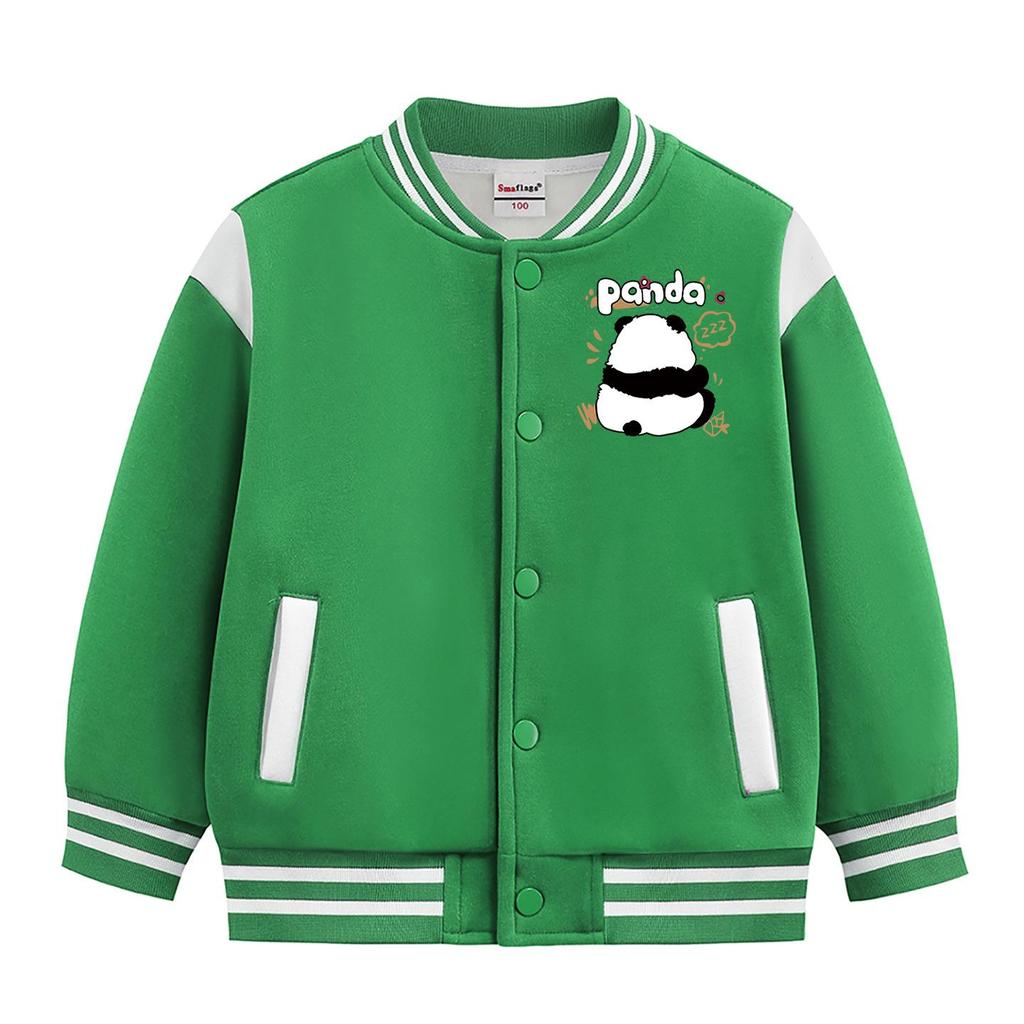 Stylische Baseballjacke mit Fleece-Futter für Jungen & Mädchen - Frühling/Herbst/Winter 2026 Kollektion