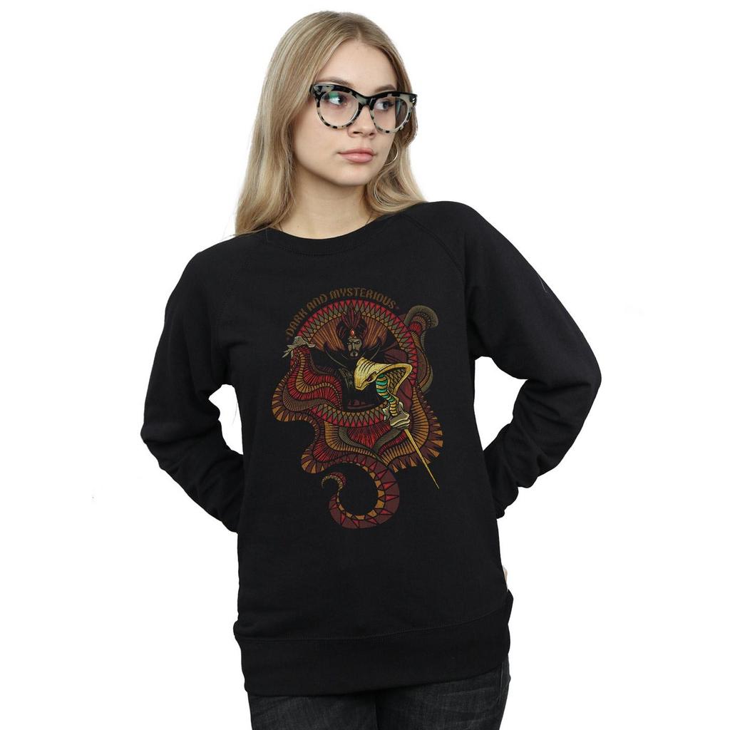 Disney Womens/Ladies Aladdin Movie Jafar Dark And Mysterious Sweatshirt