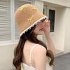 Sun Protection Bow Straw Hat Sunshade Women's Sun Hat Elegant Sunscreen Fisherman Hat  Girl